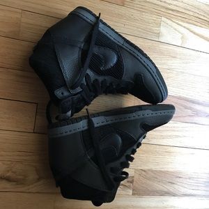 Nike wedge sneakers  size 39 US 8 worn once